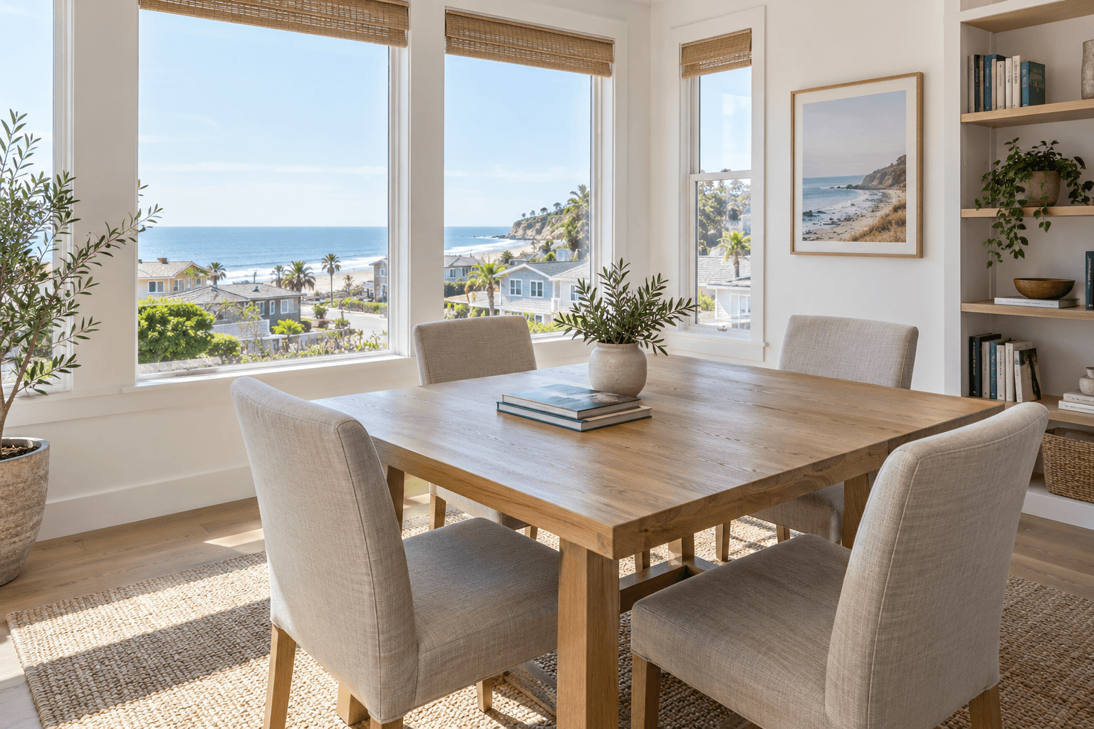 a coastal property consultation room